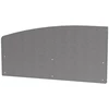 Image de Crédence courbe gauche cuisine en inox - L.80 x P.1,5 x H.40,6 cm