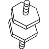 Image de Silent bloc d'échappement BOSAL 255-330