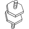 Image de Support caoutchouc, échappement BOSAL 255-453