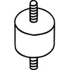 Image de Support caoutchouc, échappement BOSAL 255-517