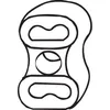 Image de Support caoutchouc, échappement BOSAL 255-949