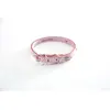 Image de Collier pour chien surpiqué avec plaque Martin Sellier Rose 18/45 cm 3006021
