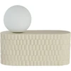 Image de Jars Céramistes - Lampe de table Sillage - Beige - Grès émaillé - Designer Elise Fouin