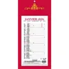 Image de Calendrier mural Quo Vadis - bloc mensuel 20 x 41,5 cm - vert