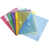 Image de DJOIS by Tarifold Pochettes-enveloppes perforées Color Collection A4 polypropylène assorties - lot de 12