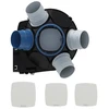 Image de Kit VMC simple flux autoréglable à détection d'humidité Agalina