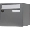 Image de Boîte aux lettres normalisée 1 porte extérieur RENZ acier gris brillant