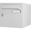 Image de Boîte aux lettres normalisée 1 porte extérieur RENZ acier gris brillant