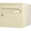 Image de Boîte aux lettres normalisée 1 porte extérieur RENZ acier beige brillant