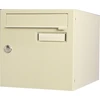 Image de Boîte aux lettres normalisée 2 portes extérieur RENZ acier beige brillant