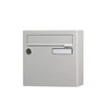 Image de Boîte aux lettres compacte 1 porte extérieur RENZ acier gris mat