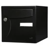 Image de Boîte aux lettres normalisée 1 porte extérieur RENZ acier noir mat