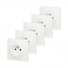 Image de Lot de 5 prises avec terre Neptune, blanc, LEGRAND