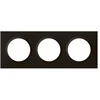 Image de Plaque triple Dooxie, LEGRAND, noir velours