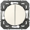 Image de Double poussoir, LEGRAND Dooxie, blanc