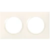 Image de Plaque double Dooxie, LEGRAND, blanc