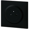 Image de Prise avec terre Dooxie complet, LEGRAND, noir