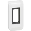 Image de Support et plaque simple 1 module Mosaic, LEGRAND, blanche