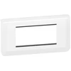 Image de Support et plaque double Mosaic, LEGRAND, blanche