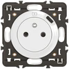 Image de Prise avec terre et prise chargeur usb, prise unique, LEGRAND Céliane, blanc