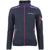 Image de Polaire zippé femme Peak Mountain 490G Bleu S MAG9564385