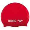 Image de Bonnet Natation Arena De Classic Silicone Rouge/Blanc Taille unique 0000091662-044