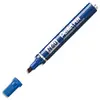 Image de Marqueur permanent Pentel N60 - corps métal - pointe biseautée bleue