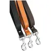 Image de Laisse cuir double pour chien Zolux Marron 25 mm 520225MA