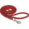 Image de Laisse nylon corde pour chien Zolux Rouge 13 mm 543712RO