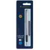 Image de Stylo plume Waterman GRADUATE chromé + 1 cartouche longue bleue