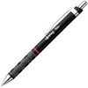 Image de Rotring Stylo bille rétractable pointe moyenne avec grip rOtring Tikky - Corps noir - Encre bleue