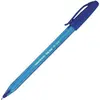 Image de Stylo bille Papermate INKJOY 100 - à capuchon - pointe moyenne - encre ULV bleue