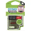 Image de Dymo Ruban D1 durable 1978366 pour étiqueteuse - 12 mm x 3 m - Blanc sur Rouge