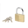 Image de Master Lock 2960EURD Cadenas à Clé Extra Fin en Laiton, Doré, 8,8 x 6 x 2,1 cm