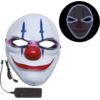 Image de Masque LED Clown Terrifiant Adulte   Halloween