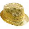 Image de Chapeau Borsalino à Sequins Or Adulte   Accessoires Soirée et Fête