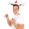 Image de Serre-tête Coq Animé - bleu, blanc, rouge - Supporter France