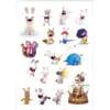 Image de Tatouages Éphémères Lapins Crétins  pour Enfant   Accessoires Anniversaire
