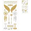Image de Tatouages Éphémères Or et Argent   Accessoires Fête