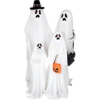 Image de Famille de 4 Fantômes Lumineux et Sonores 160 cm   Décoration Halloween