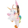 Image de Déguisement Gonflable Licorne avec Cavalier Adulte   Costume EVJF Taille Unique