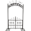 Image de Arche Métallique Entrée de Cimetière 270 cm   Décoration Halloween XXL