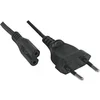Image de Générique ecf-808310 câble électrique noir 1,8 m cee7/16 iec c7