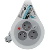 Image de Zenitech Mini enrouleurs 3 prises 16A - Gris