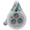 Image de Mini enrouleurs 3 prises 16A Zenitech - Gris