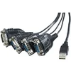 Image de Câble série noir 1,3 m usb type-a db-9