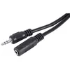 Image de Rallonge stéréo Jack 3.5 mm noire - 10 m
