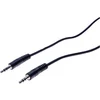Image de Cordon stéreo jack 3.5 mm noir - 1 m