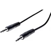 Image de Cordon stéreo jack 3.5 mm noir - 5 m