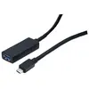 Image de Générique ecf-149230 câble usb usb 3.2 gen 1 (3.1 gen 1) 10 m usb a usb c 5 gbit/s noir